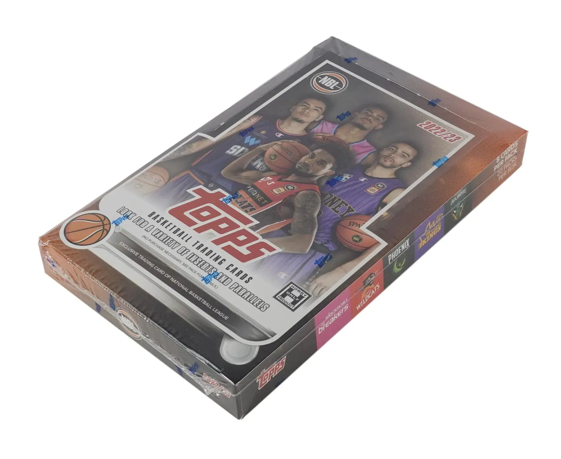 2022/23 Topps NBL Basketball Hobby Box 20 Packs per Box, 8 Cards per Pack