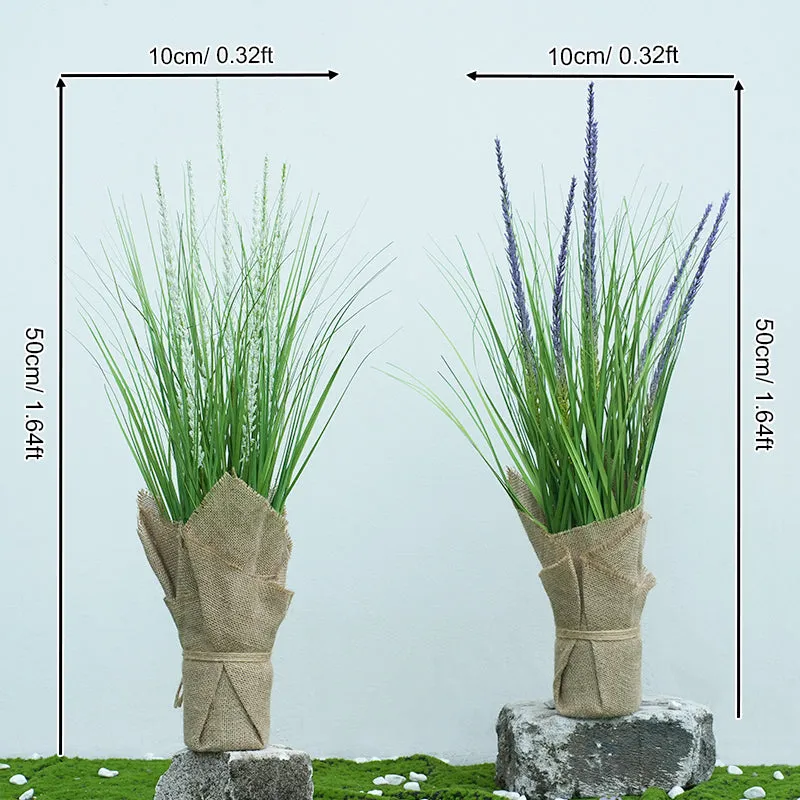50cm Artificial Lavender Home Decor Cloth Bag Floral Props  A2027117 2027116