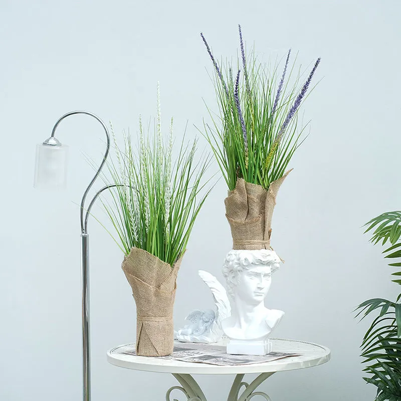 50cm Artificial Lavender Home Decor Cloth Bag Floral Props  A2027117 2027116