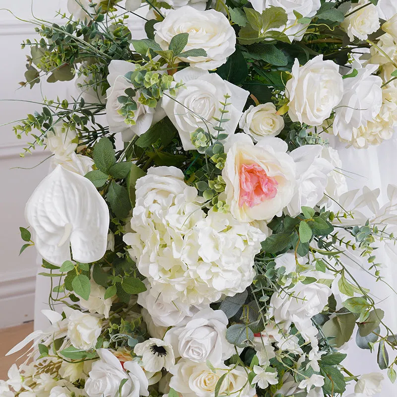 A8124 Outdoor Wedding Horn Arch Deor Floral Arrangement