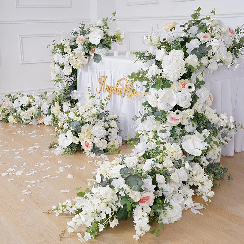 A8124 Outdoor Wedding Horn Arch Deor Floral Arrangement