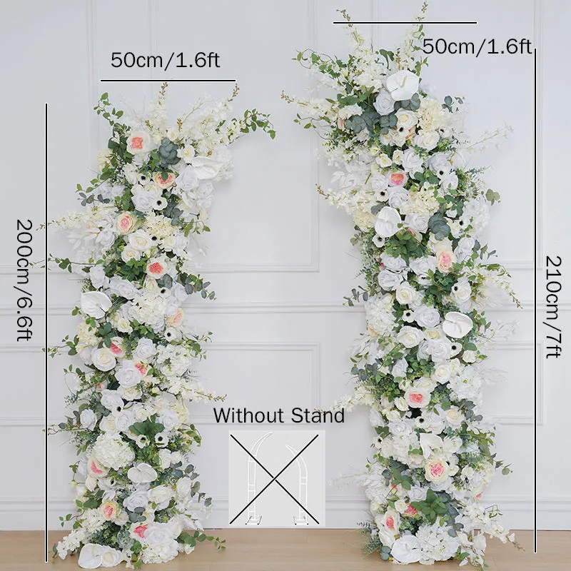 A8124 Outdoor Wedding Horn Arch Deor Floral Arrangement