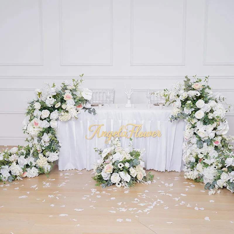 A8124 Outdoor Wedding Horn Arch Deor Floral Arrangement