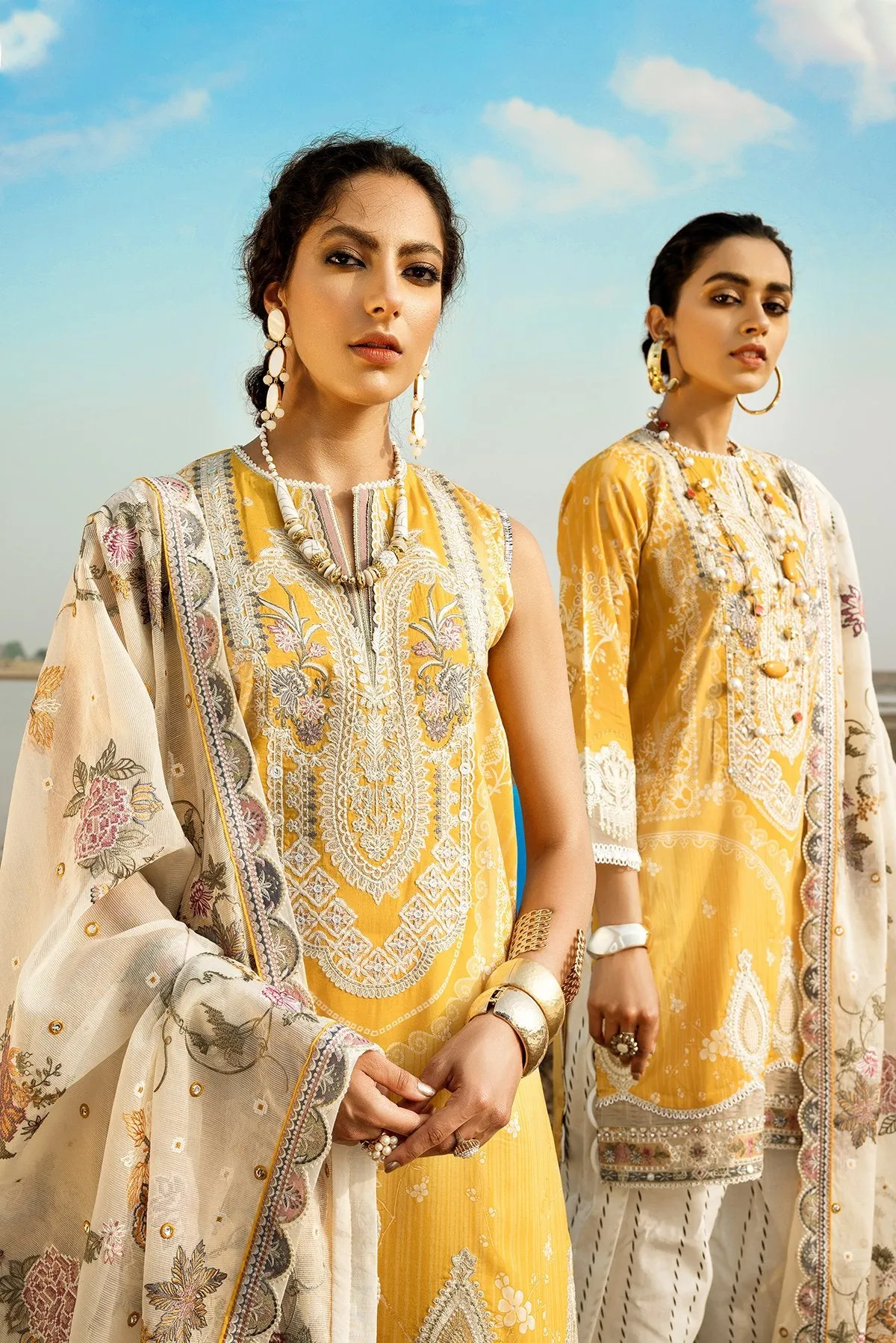 Baroque Luxury Lawn Collection 2021 – ALYSSUM