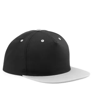 Black/Grey - 5-panel contrast snapback