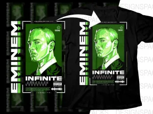 Bold Graphic Print Eminem Urban Design Png Digital Download