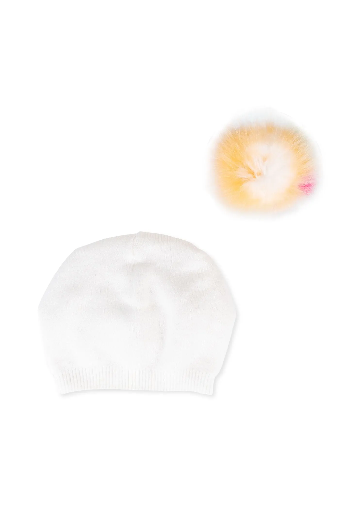 Brooklyn Beanie White Multi Fox