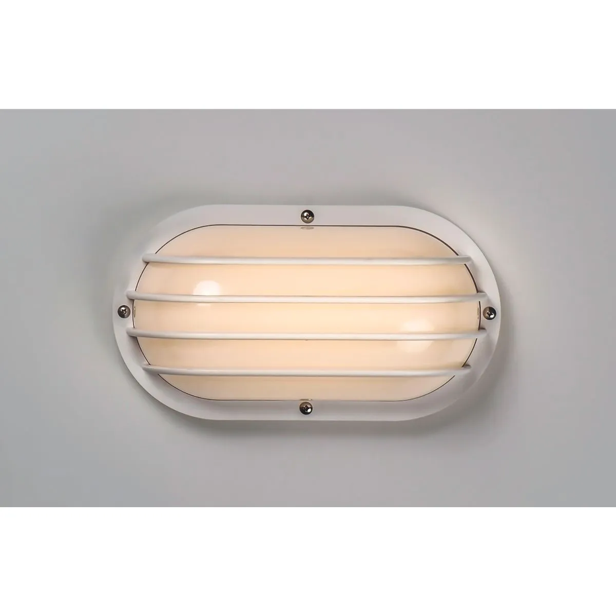 Bulwark 11 in. Outdoor Bulkhead Light White Finish