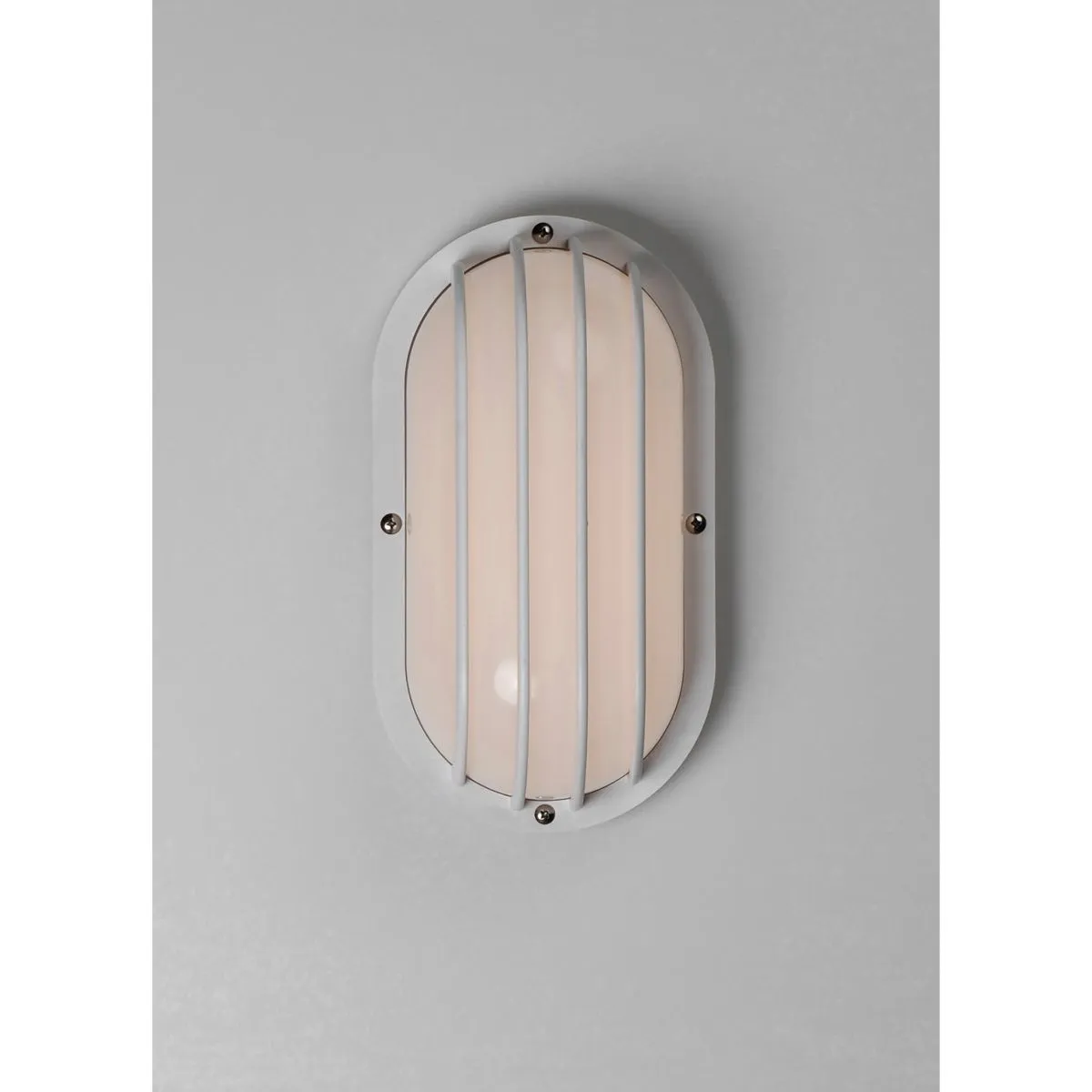 Bulwark 11 in. Outdoor Bulkhead Light White Finish