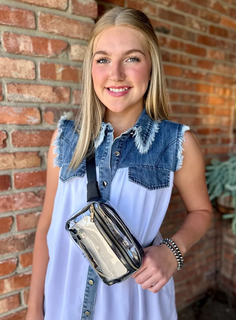 Cassie Clear Belt Bag