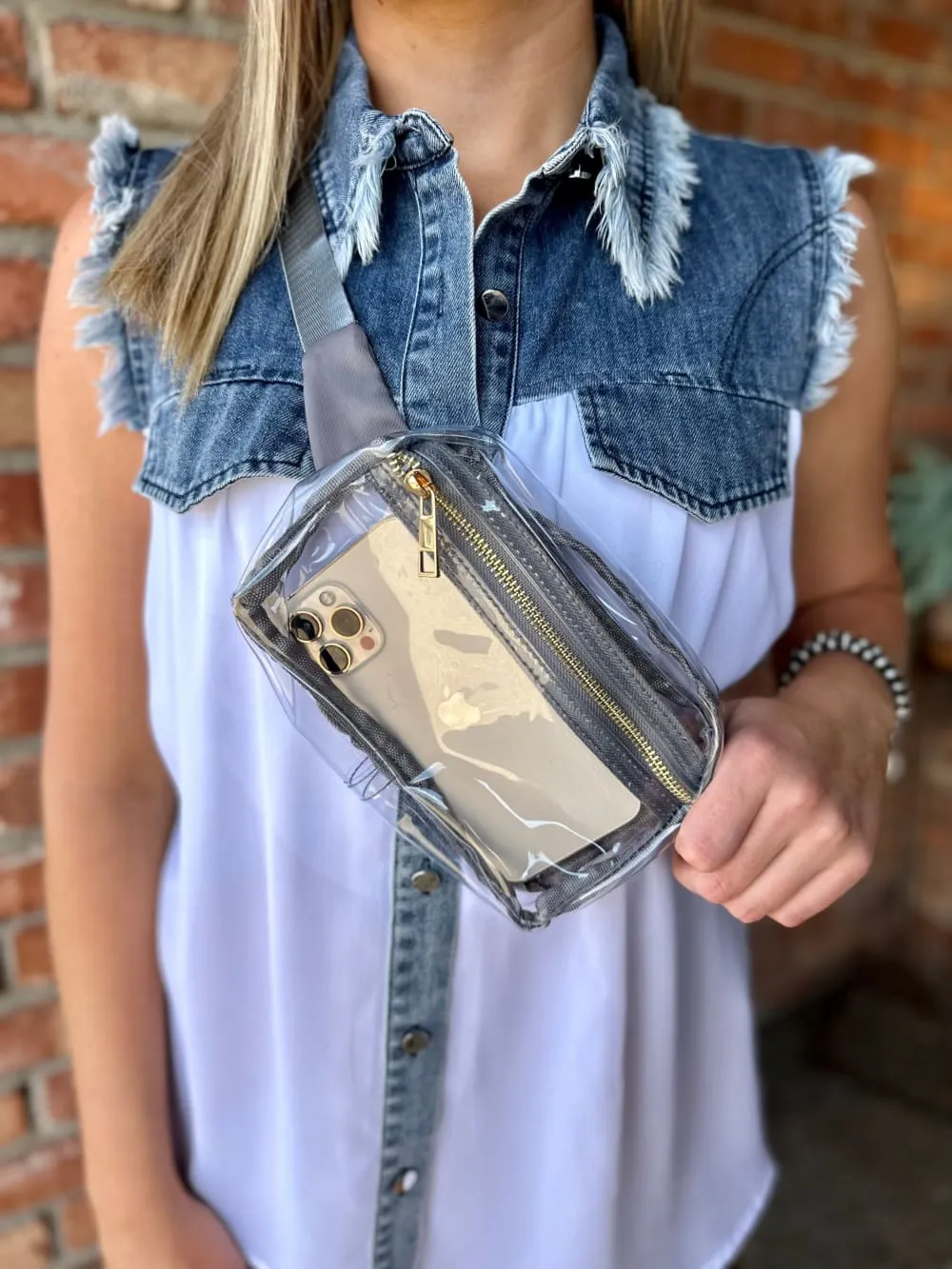 Cassie Clear Belt Bag