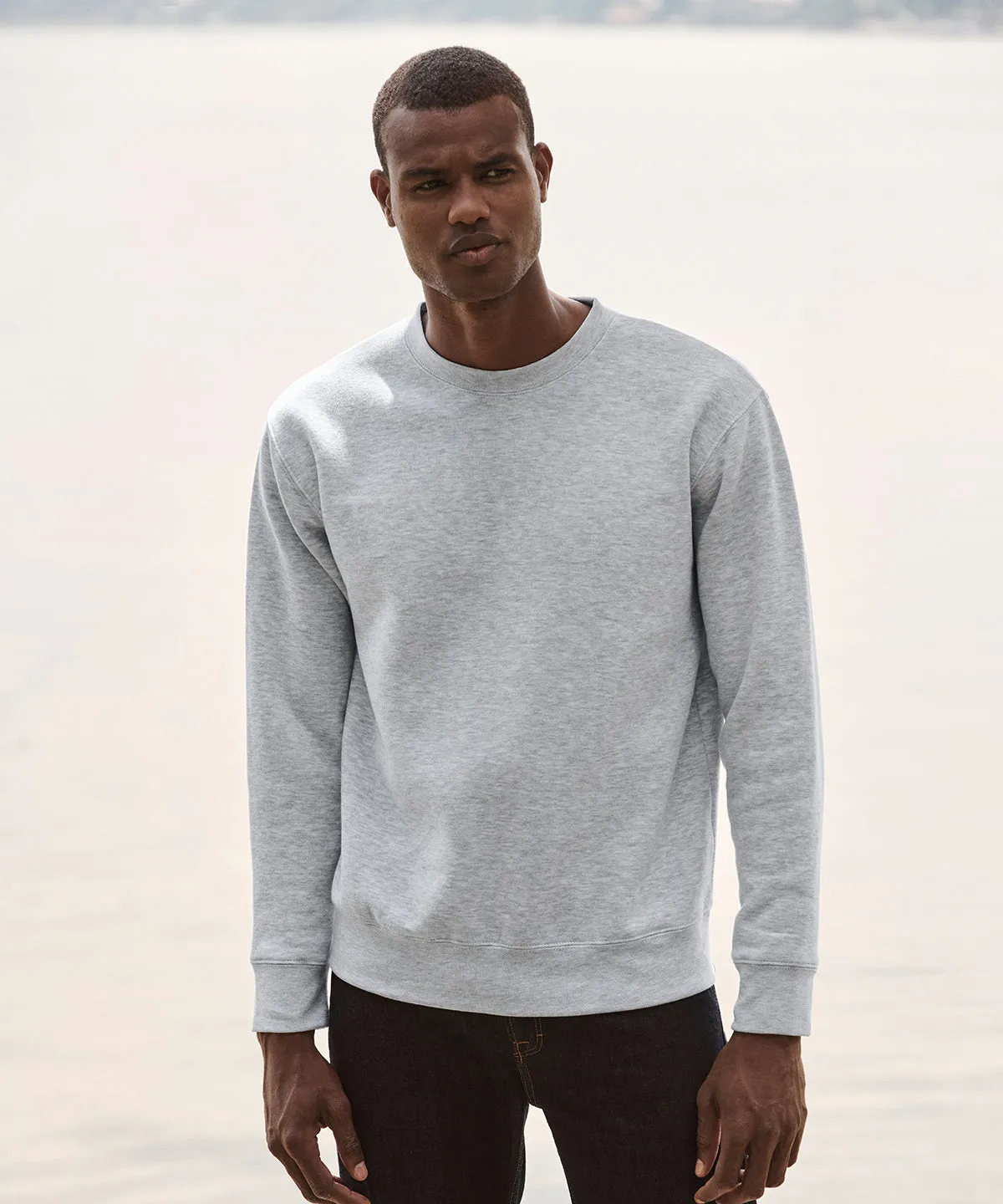 Charcoal* - Premium 70/30 set-in sweatshirt