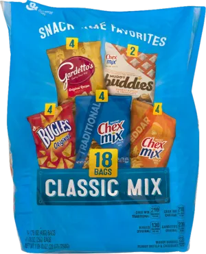 Classic Mix Variety Pack - Gardetto's Original Recipe, Bugles Nacho Cheese, Bugles Original Flavor, Chex Mix Traditional, Chex Mix Cheddar