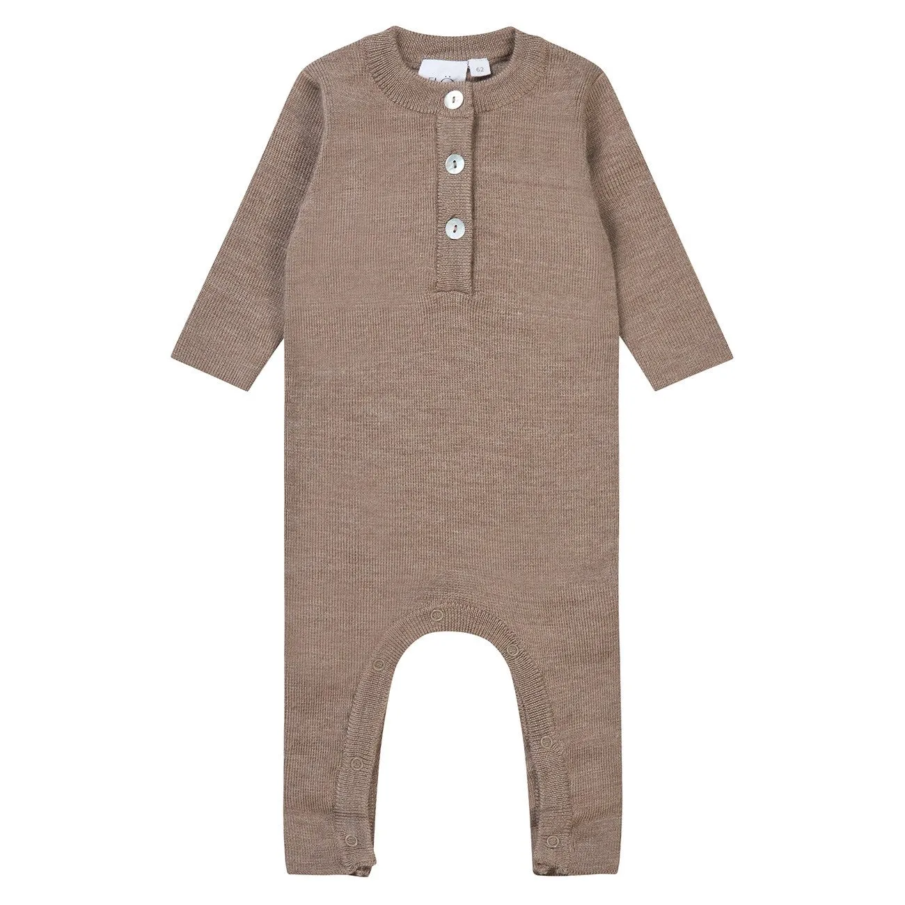 Flöss Ash Melange Kaya Onesie Wool
