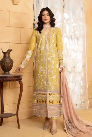 Hemstitch - Luxury Lawn Collection - Lime