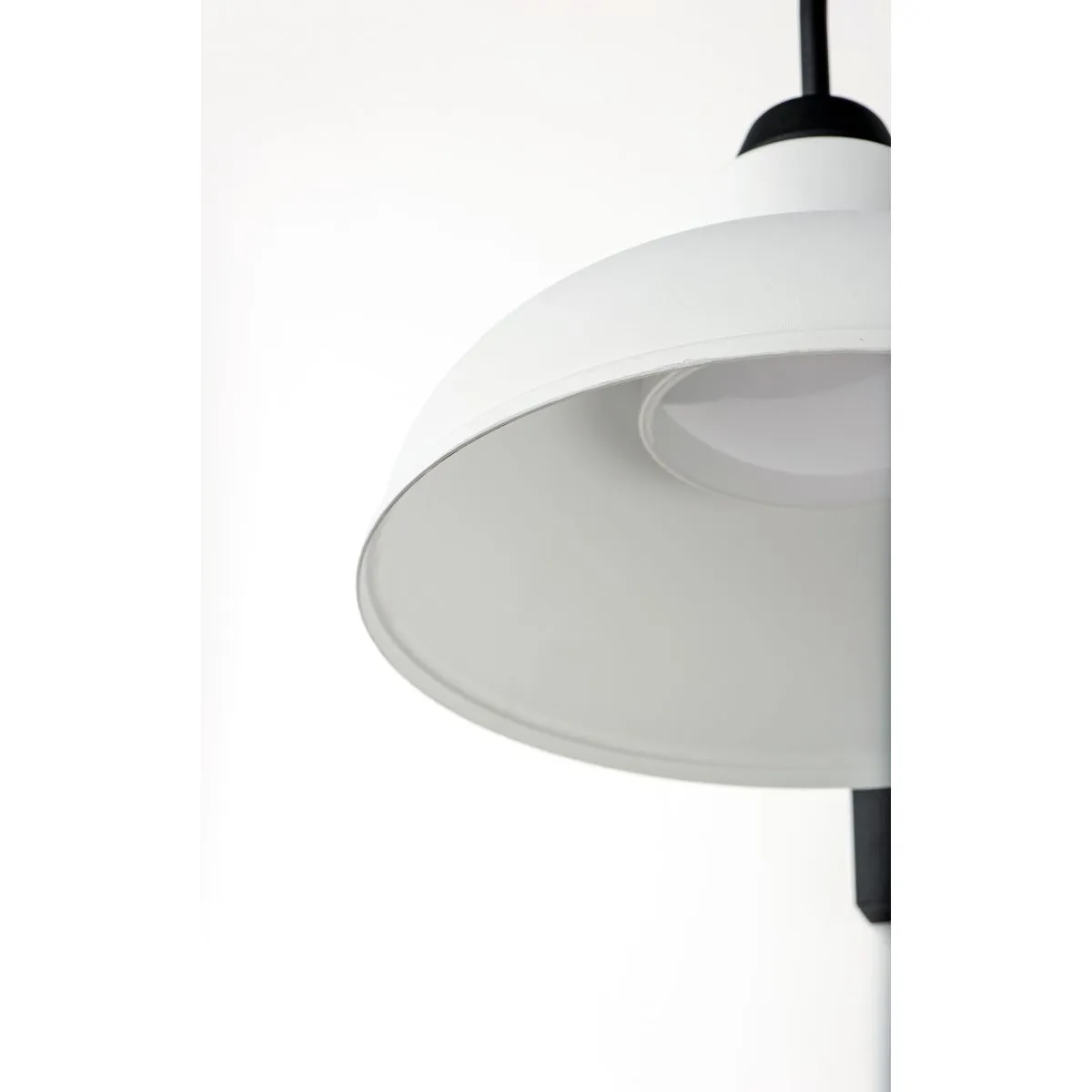 Industrial 16 in. Outdoor Barn Light White Finish