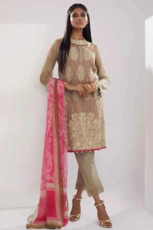 Khaadi Luxury Collection 2018 – P18201 Beige