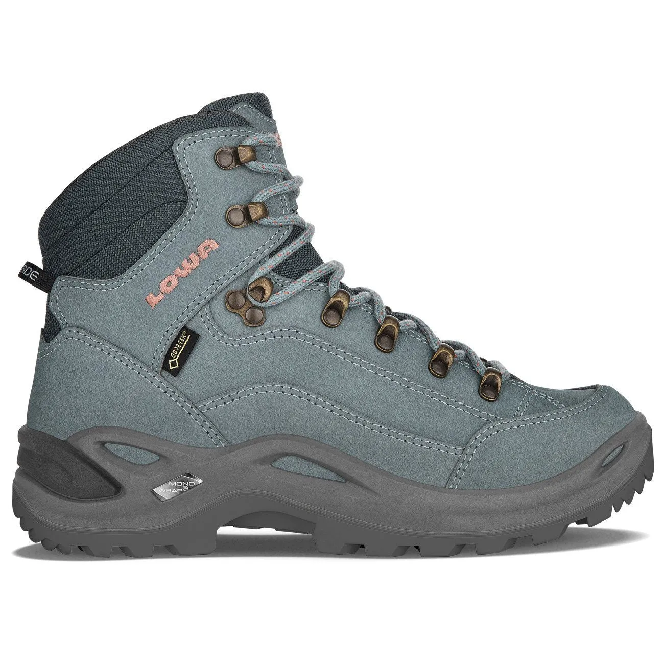 LOWA Renegade GTX Mid Womens Ice Blue/Salmon