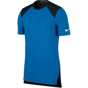 Nike Basketball Breathe Elite Short-Sleeved Top - Signal Blue/Black/White