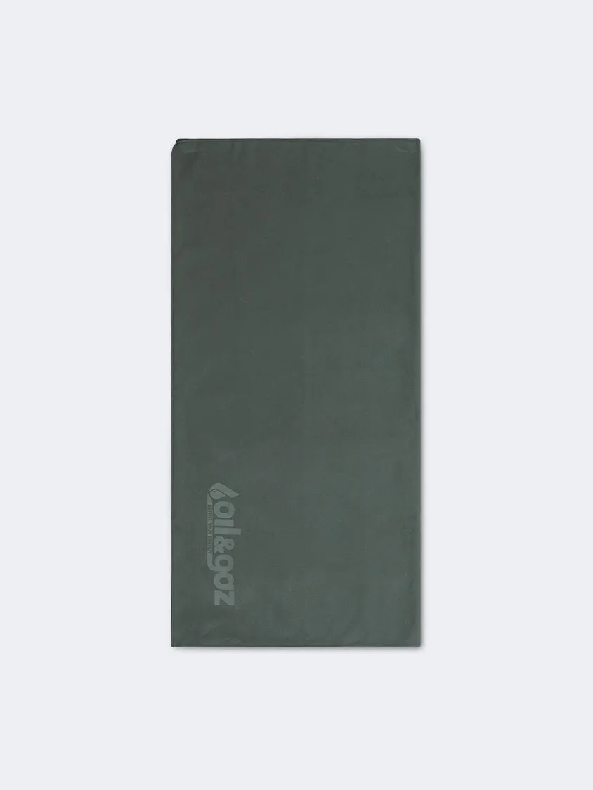 Oil And Gaz Rubber Bag Unisex Lifestyle Microfiber Towel Dark Grey