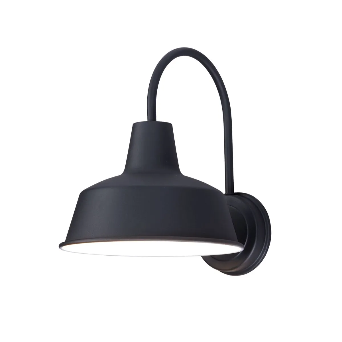 Pier M 13 in. Outdoor Barn Light Black Finish