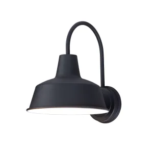 Pier M 13 in. Outdoor Barn Light Black Finish