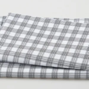 Polka & Plaid Party - Plaid Black/White 3 Yard Cut