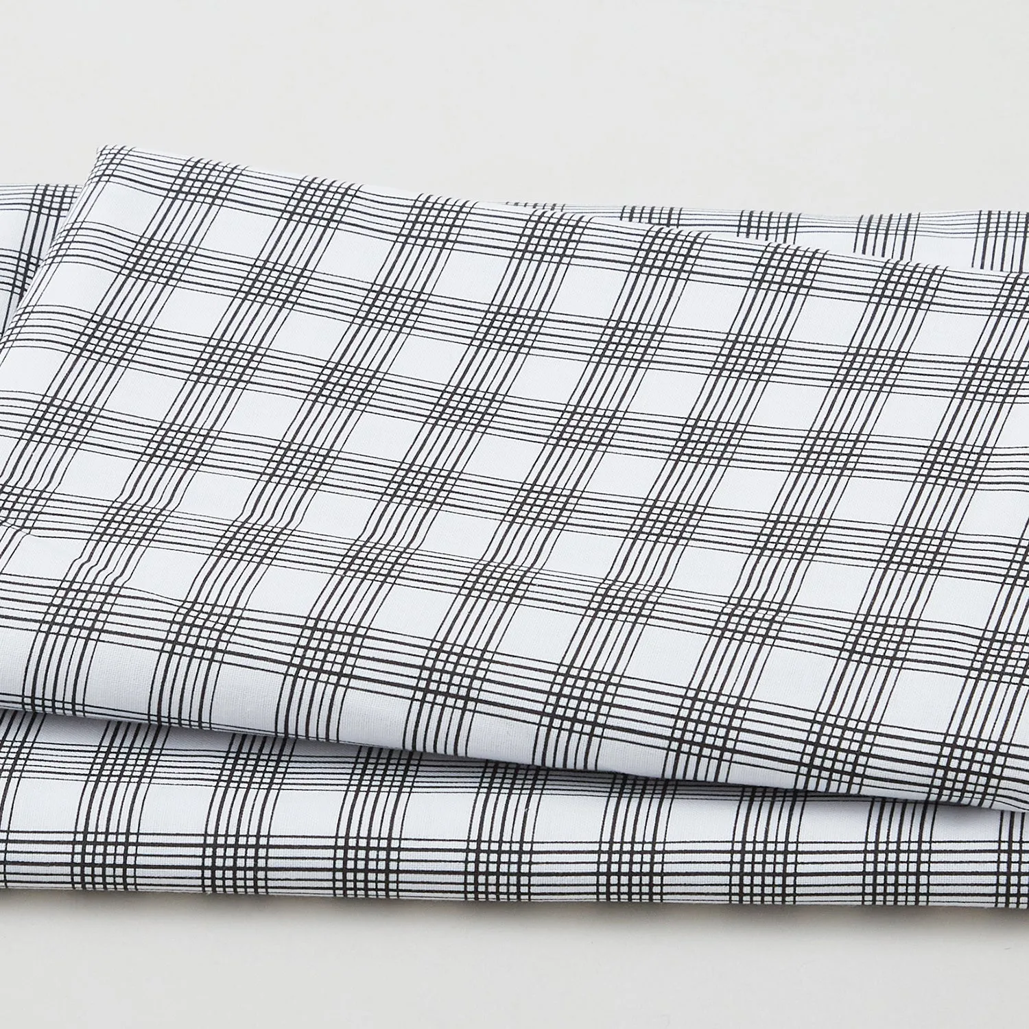 Polka & Plaid Party - Plaid Black/White 3 Yard Cut