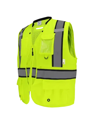 Premium Surveyors Safety Vest Hi-Vis