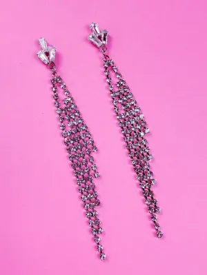 Rhinestone Drop Earrings