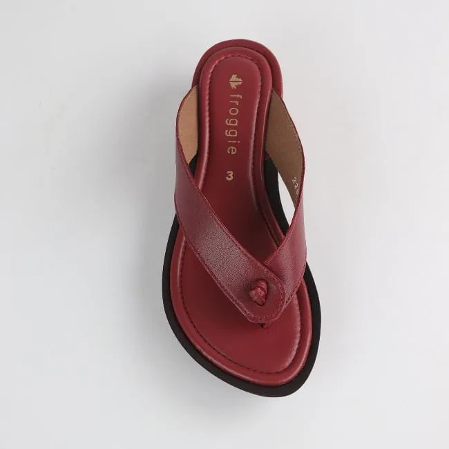 Rox Thong Sandal in Red - 10737
