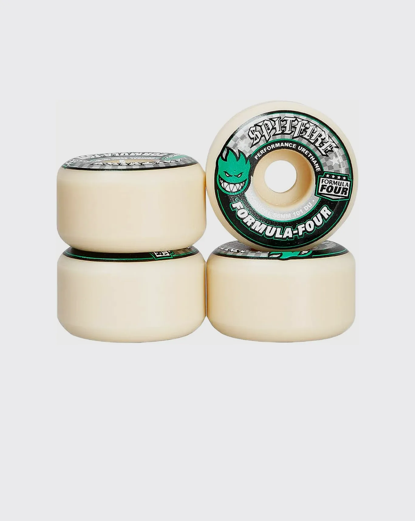 Spitfire Formula 4 Conical 101d Wheel - Green