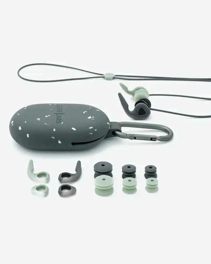 Surf Ears 4.0 Ear Plugs - Black/Sage