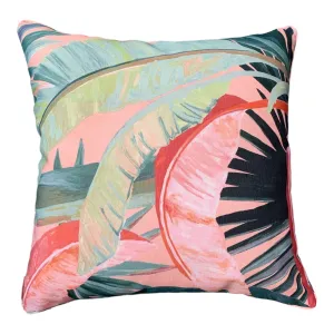 Tropicalia Peach Palm 55x55cm Outdoor Cushion