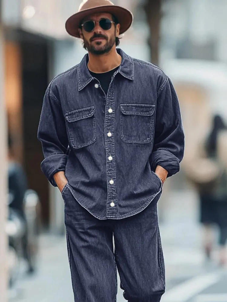Urban Casual Denim Co-ord Set