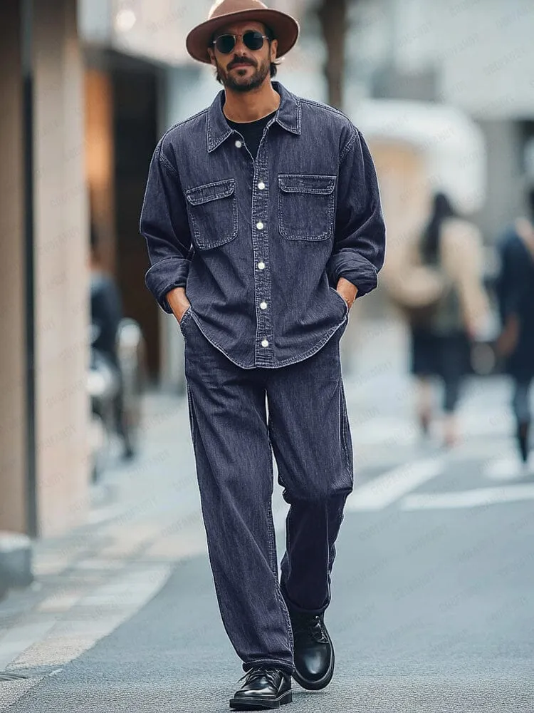 Urban Casual Denim Co-ord Set