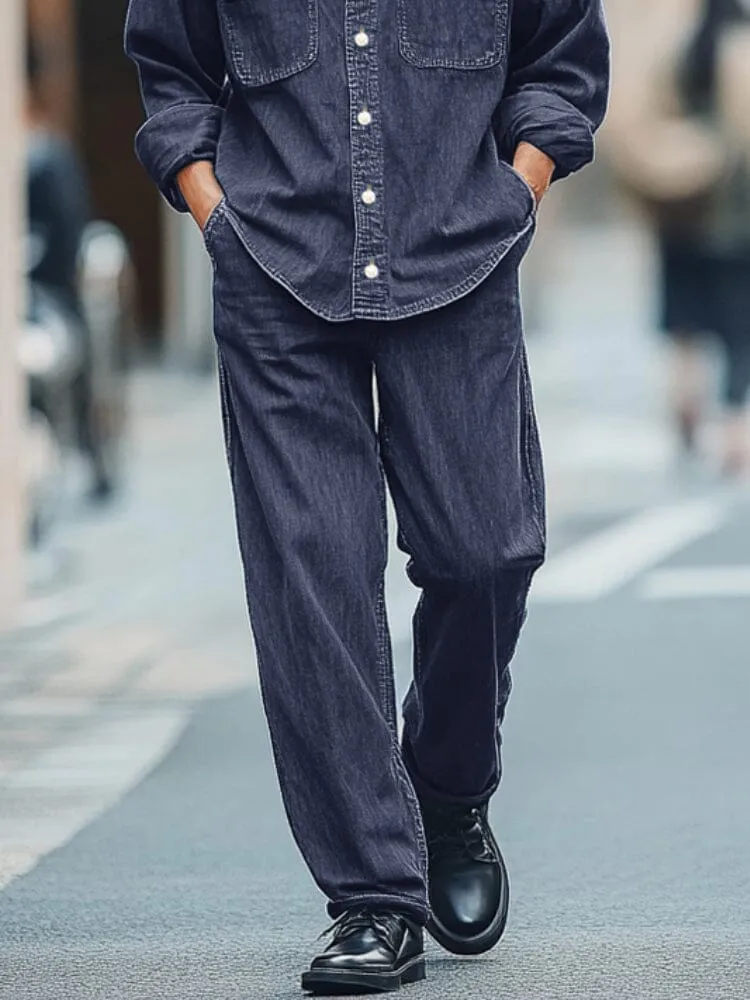Urban Casual Denim Co-ord Set
